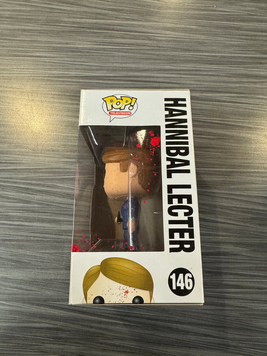 Funko POP!Television: Hannibal Lecter (2014 SDCC Missing Sticker)(Damaged Box) #146