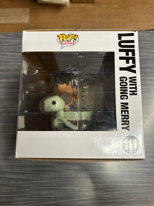 Funko POP Rides! One Piece: Luffy with Going Merry (2022 Fall Convention)(Damaged Box)  #111
