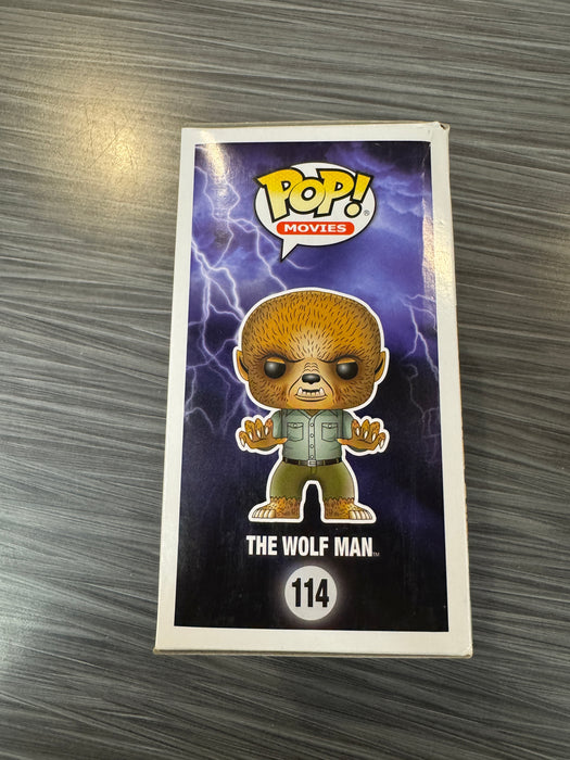 Funko POP! Movies: Monsters - The Wolf Man (GiTD)(2016 NYCC)(Damaged Box) #114