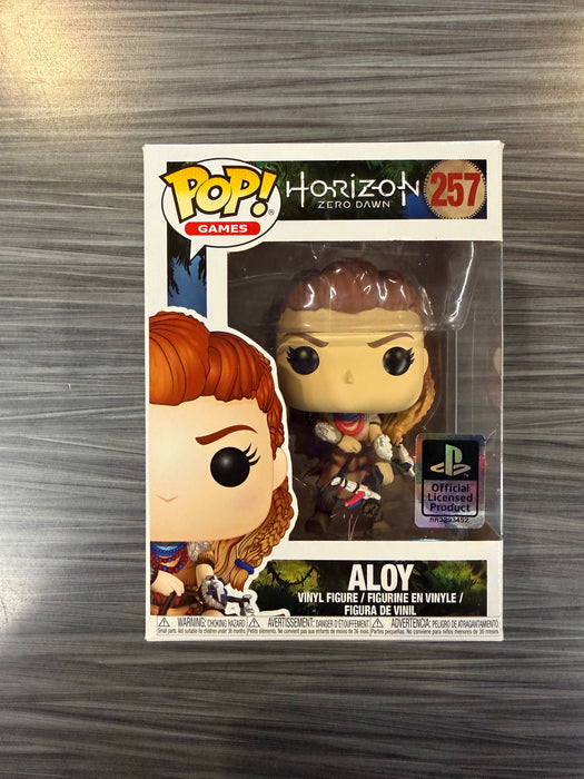 Funko POP! Games: Horizon Zero Dawn - Aloy (Playstation Sticker)(Damaged Box) #257
