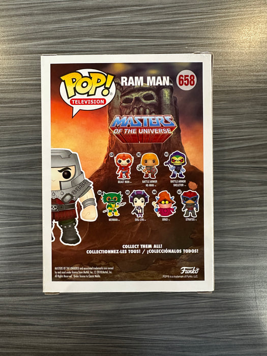 Funko POP! Television: Masters Of The Universe - Ram Man (2018 Summer Convention)(Damaged Box) #658
