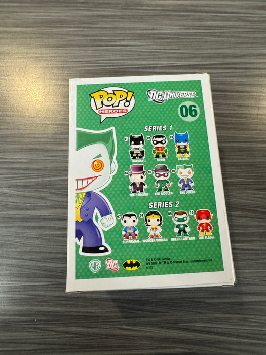 Funko POP! Heroes: DC Universe - The Joker [Metallic](CHASE)(Damaged Box) #06