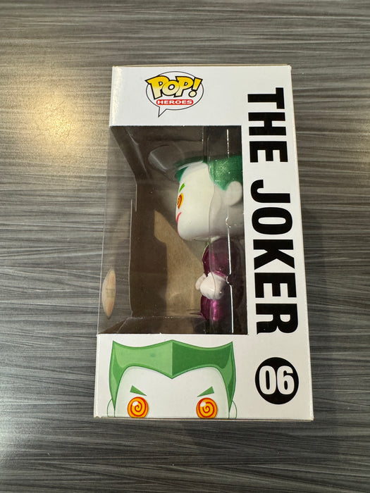Funko POP! Heroes: DC Universe - The Joker [Metallic](CHASE)(Damaged Box) #06