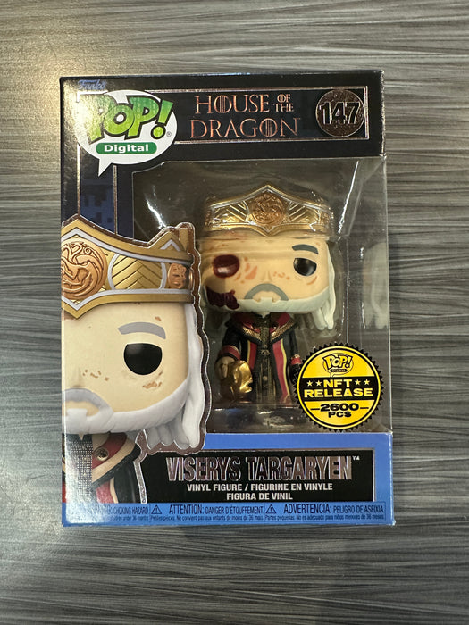 Funko POP! Digital: House of The Dragon - Viserys Targaryen (NFT Release)(2600 PCS)(Damaged Box) #147