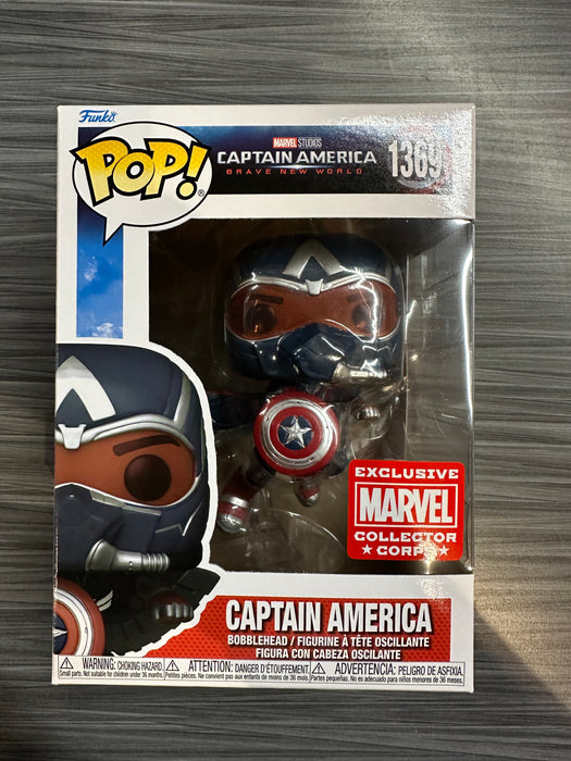 Funko POP! Marvel: Captain America Brave New World - Captain America (Marvel Corps) #1369
