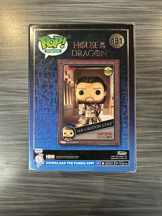 Funko POP! Digital: House of The Dragon - Ser Criston Cole (NFT Release)(2600 PCS)(Damaged Box)[A] #151
