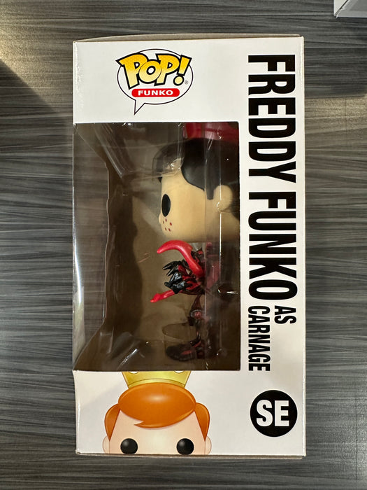 Funko POP! Funko: Freddy Funko as Carnage [Metallic] (Blacklight Battle)(2000 PCS)(Damaged Box) #SE