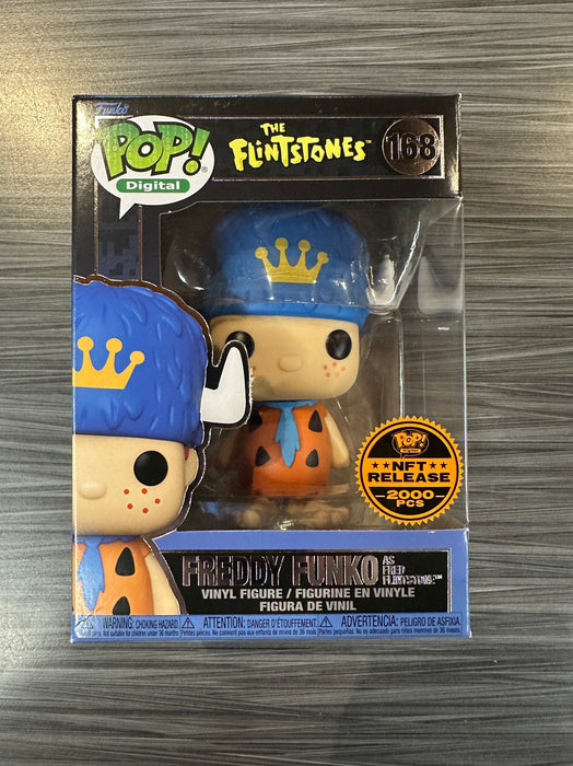 Funko POP! Digital: The Flintstones - Freddy Funko As Fred Flintstone (NFT Release)(2000 PCS)(Damaged Box) [D] #168