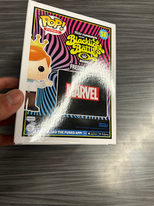 Funko POP! Funko: Freddy Funko As Spider-Man (Blacklight Battle)(4000PCS)(Damaged Box) #SE