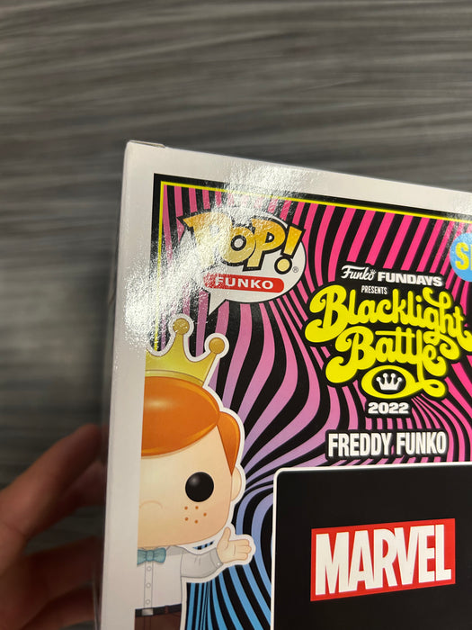 Funko POP! Funko: Freddy Funko As Spider-Man (Blacklight Battle)(4000PCS)(Damaged Box) #SE