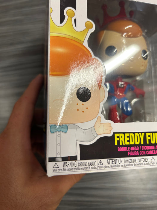 Funko POP! Funko: Freddy Funko As Spider-Man (Blacklight Battle)(4000PCS)(Damaged Box) #SE
