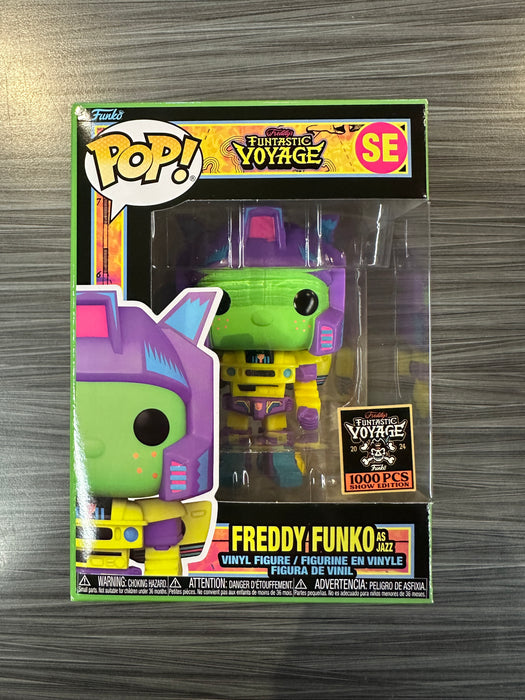Funko POP! Funtastic Voyage: Freddy Funko as Jazz [Blacklight] (1000 PCS)(Show Edition)(Damaged Box) #SE