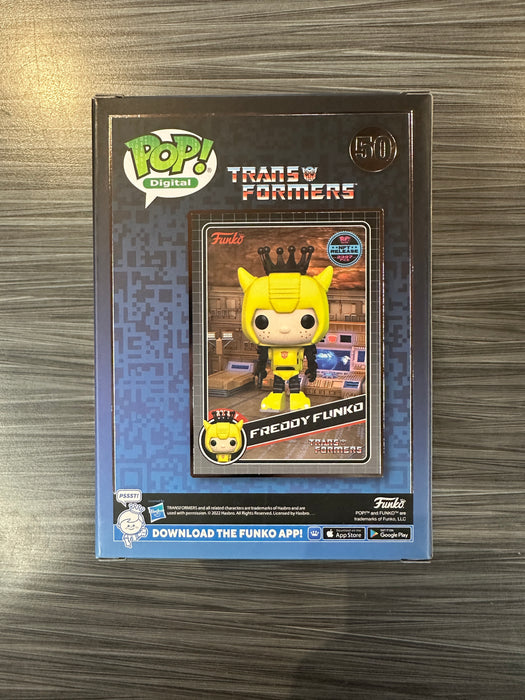 Funko POP! Digital: Transformers - Freddy Funko As Bumblebee (NFT Release)(2397 PCS)(Damaged Box) [A] #50