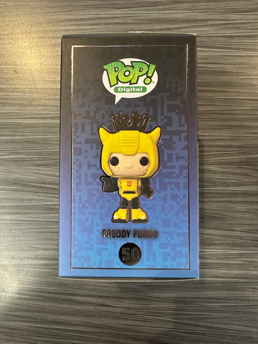 Funko POP! Digital: Transformers - Freddy Funko As Bumblebee (NFT Release)(2397 PCS)(Damaged Box) [A] #50