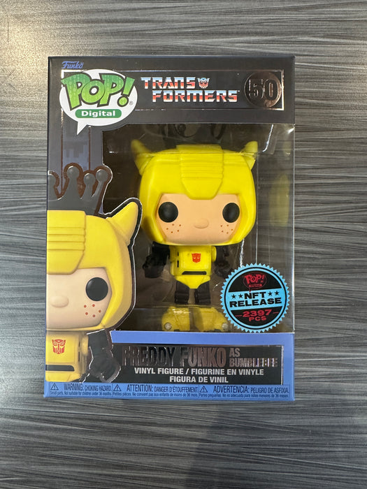 Funko POP! Digital: Transformers - Freddy Funko As Bumblebee (NFT Release)(2397 PCS)(Damaged Box) [B] #50