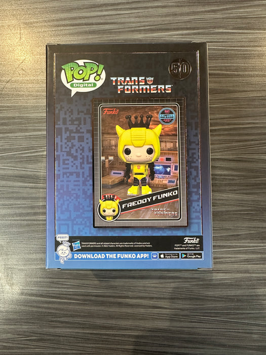 Funko POP! Digital: Transformers - Freddy Funko As Bumblebee (NFT Release)(2397 PCS)(Damaged Box) [B] #50