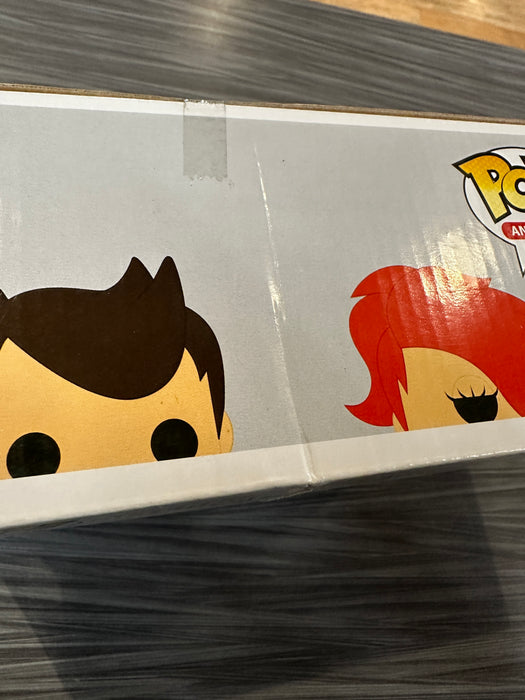 Funko POP! Animation: Futurama - Alternate Universe Fry & Leela (2015 NYCC 750 PCS)(Damaged Box*)[2 Pack]