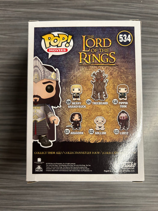 Funko POP! Movies: The Lord of The Rings - King Aragorn (B&N)(Damaged Box) #534