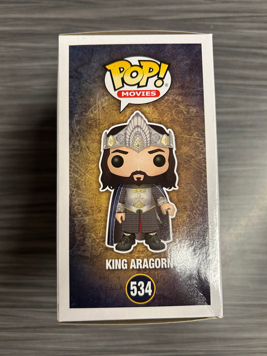 Funko POP! Movies: The Lord of The Rings - King Aragorn (B&N)(Damaged Box) #534