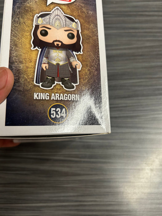 Funko POP! Movies: The Lord of The Rings - King Aragorn (B&N)(Damaged Box) #534