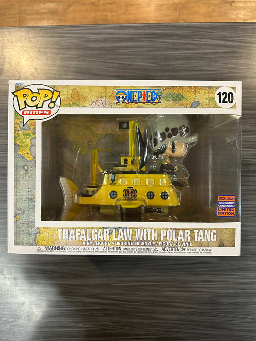 Funko POP! Rides: One Piece - Trafalgar Law w/ Polar Tang (2023 Wondrous Convention)(Damaged Box)[C] #120