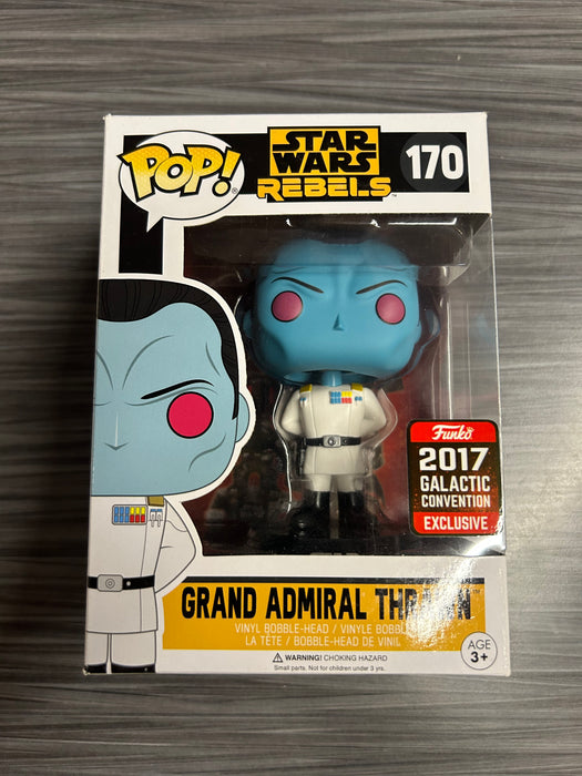 Funko POP! Star Wars Rebels: Grand Admiral Thrawn (2017 Galactic Convention)(Damaged Box*) #170