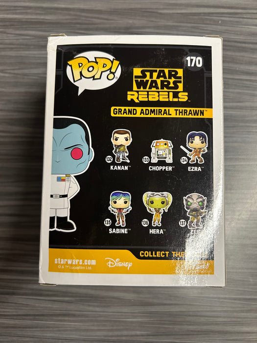 Funko POP! Star Wars Rebels: Grand Admiral Thrawn (2017 Galactic Convention)(Damaged Box*) #170