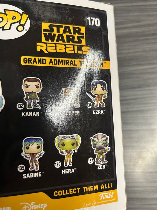 Funko POP! Star Wars Rebels: Grand Admiral Thrawn (2017 Galactic Convention)(Damaged Box*) #170