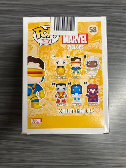 Funko POP! Marvel: Cyclops (Damaged Box*) #58