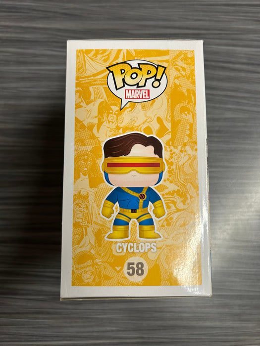 Funko POP! Marvel: Cyclops (Damaged Box*) #58