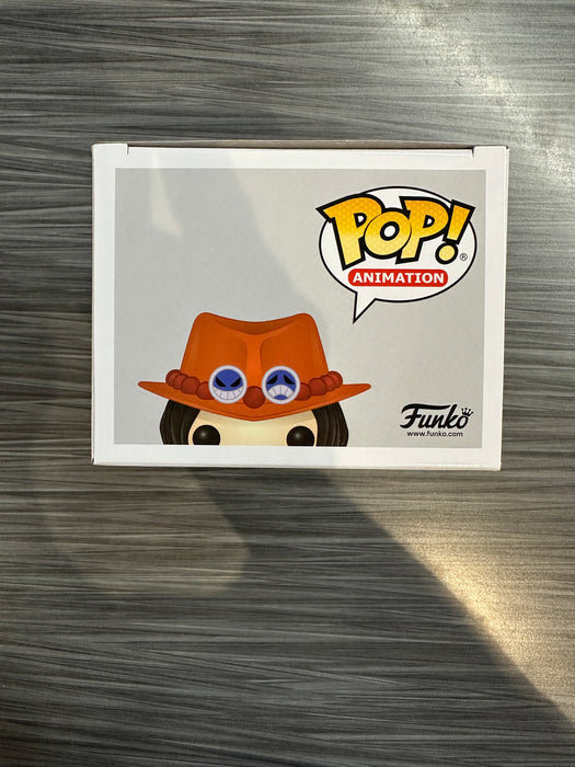 Funko POP! Animation: One Piece - Portgas. D. Ace [2025] (Signed/Travis Willingham/JSA) #100