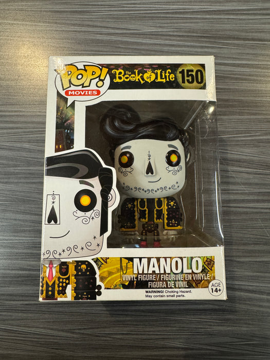 Funko POP! Movies: The Book Of Life - Manolo [Remembered](Legs Facing Wrong Way)(Damaged Box) #150