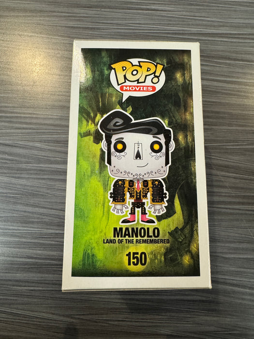 Funko POP! Movies: The Book Of Life - Manolo [Remembered](Legs Facing Wrong Way)(Damaged Box) #150