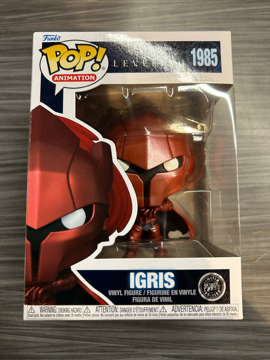 Funko POP! Animation: Solo Leveling - Igris [Blood-Red Commander] (CHASE)(Damaged Box) #1985