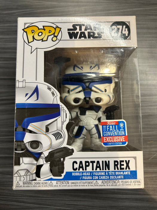 Funko POP! Star Wars: Captain Rex (2018 Fall Convention)(Damaged Box) #274