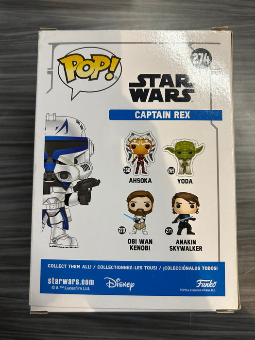 Funko POP! Star Wars: Captain Rex (2018 Fall Convention)(Damaged Box) #274