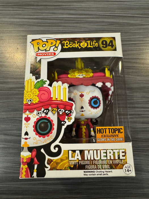 Funko POP! Movies: The Book of Life - La Muerte (Hot Topic)(GiTD)(Damaged Box)[C] #94