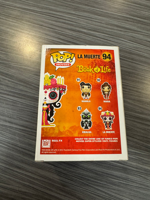 Funko POP! Movies: The Book of Life - La Muerte (Hot Topic)(GiTD)(Damaged Box)[C] #94