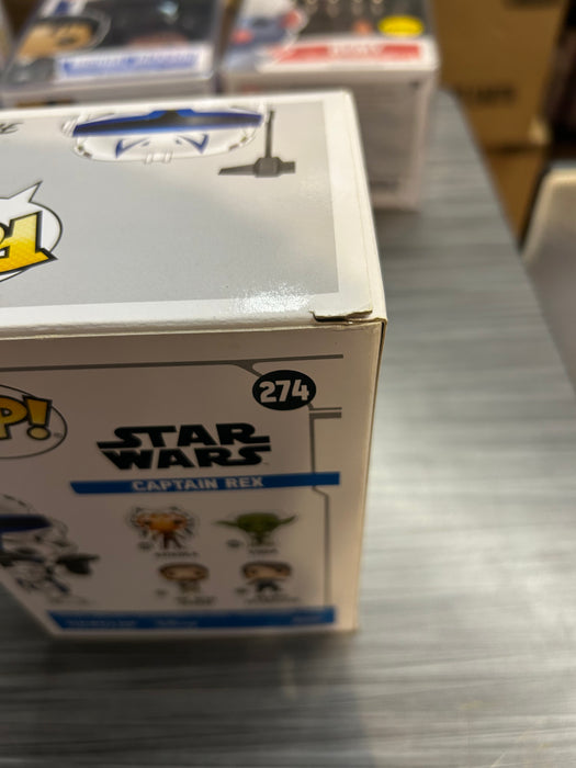Funko POP! Star Wars: Captain Rex (2018 Fall Convention)(Damaged Box) #274