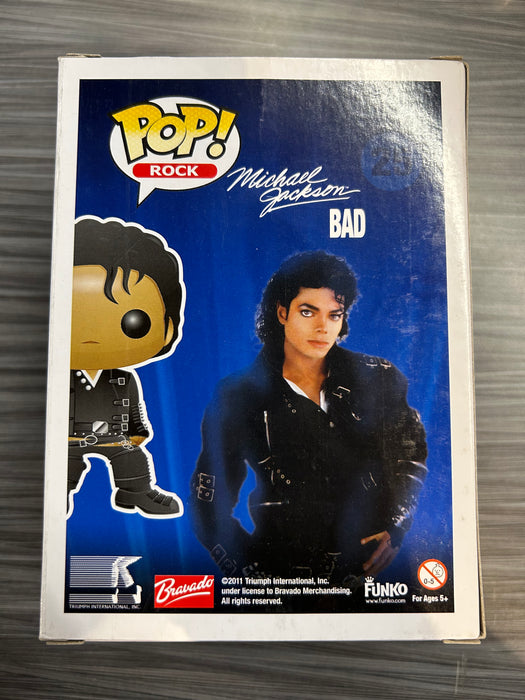 Funko POP! Rock: Michael Jackson[BAD] (Damaged Box) #25