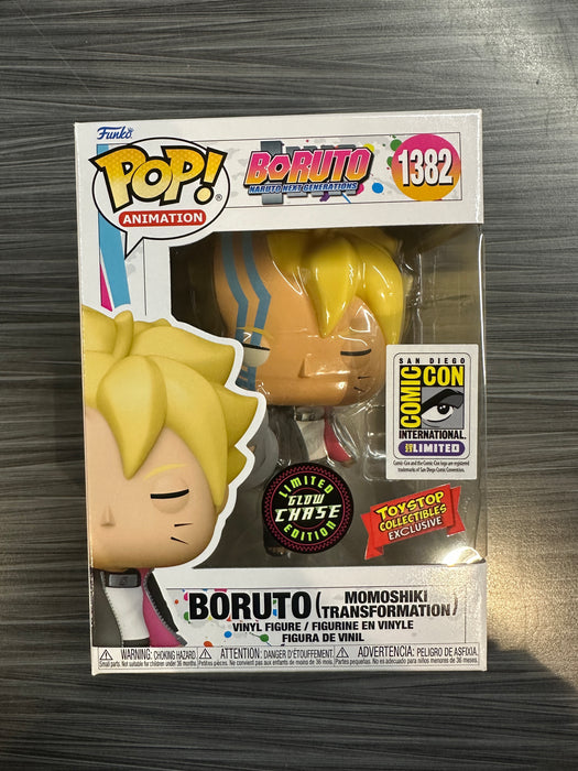Funko POP! Animation: Boruto [Momoshiki Transformation](Toy Stop)(2023 SDCC)(CHASE)(Damaged Box) #1382
