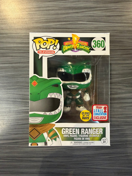 Funko POP! Television: Mighty Morphin Power Rangers - Green Ranger (GiTD)(2017 Fall Convention)(Damaged Box) #360