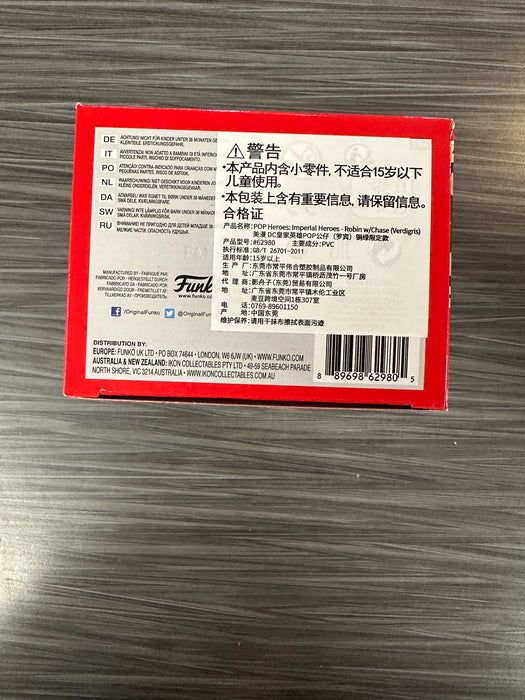 Funko POP! Heores: DC - Robin (CHASE)(2021 Summer Convention)(Damaged Box) #377