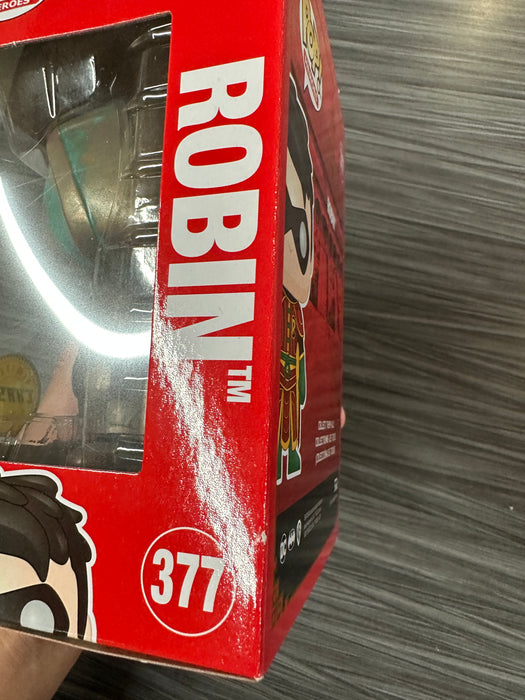 Funko POP! Heores: DC - Robin (CHASE)(2021 Summer Convention)(Damaged Box) #377
