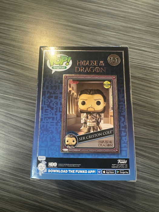 Funko POP! Digital: House of The Dragon - Ser Criston Cole (NFT Release)(2600 PCS)(Damaged Box)[B] #151