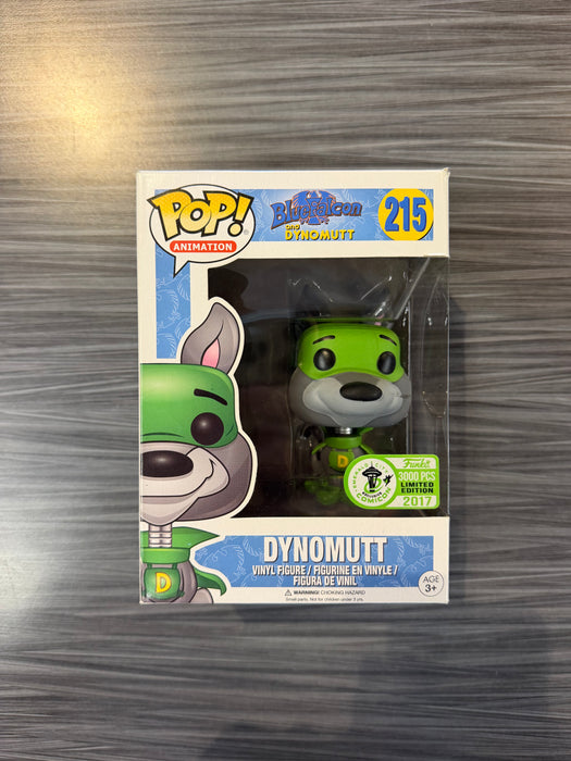 Funko POP! Animation: Blue Falcon & Dynomutt - Dynomutt (2017 ECCC 3000 Pcs)(Damaged Box*) #215