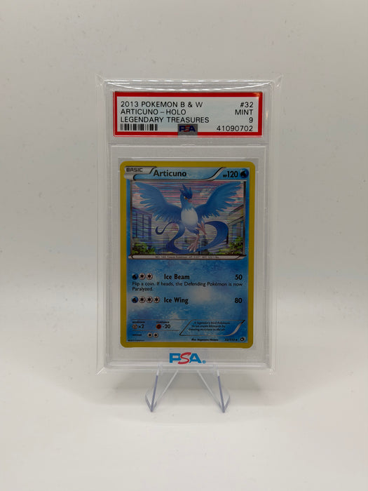 2013 POKEMON B&W Articuno [Holo] #32 Legendary Treasures [MINT PSA 9]