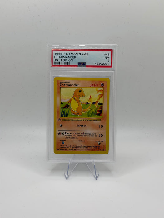 1999 POKEMON GAME Charmander #46 1st Edition [NM PSA 7]