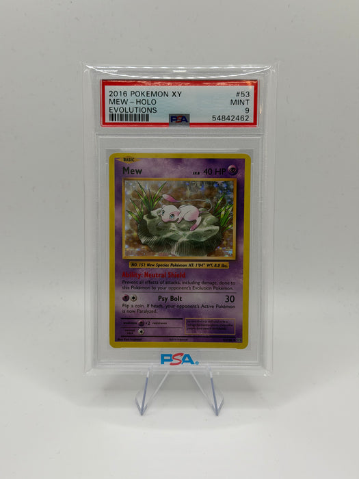 2016 POKEMON XY Mew [Holo] #53 Evolutions [MINT PSA 9]