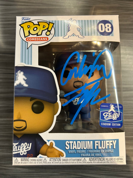 Funko POP! Comedians: Stadium Fluffy [Away](Signed/Gabriel Iglesias)[Blue] #08